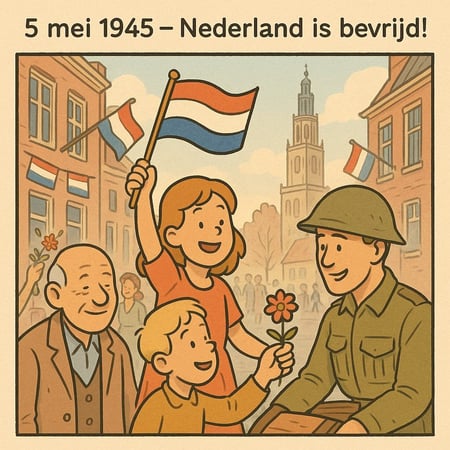 De bevrijding van Nederland in 1945