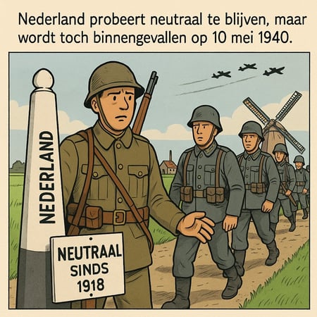 Nederland en de Duitse inval in 1940