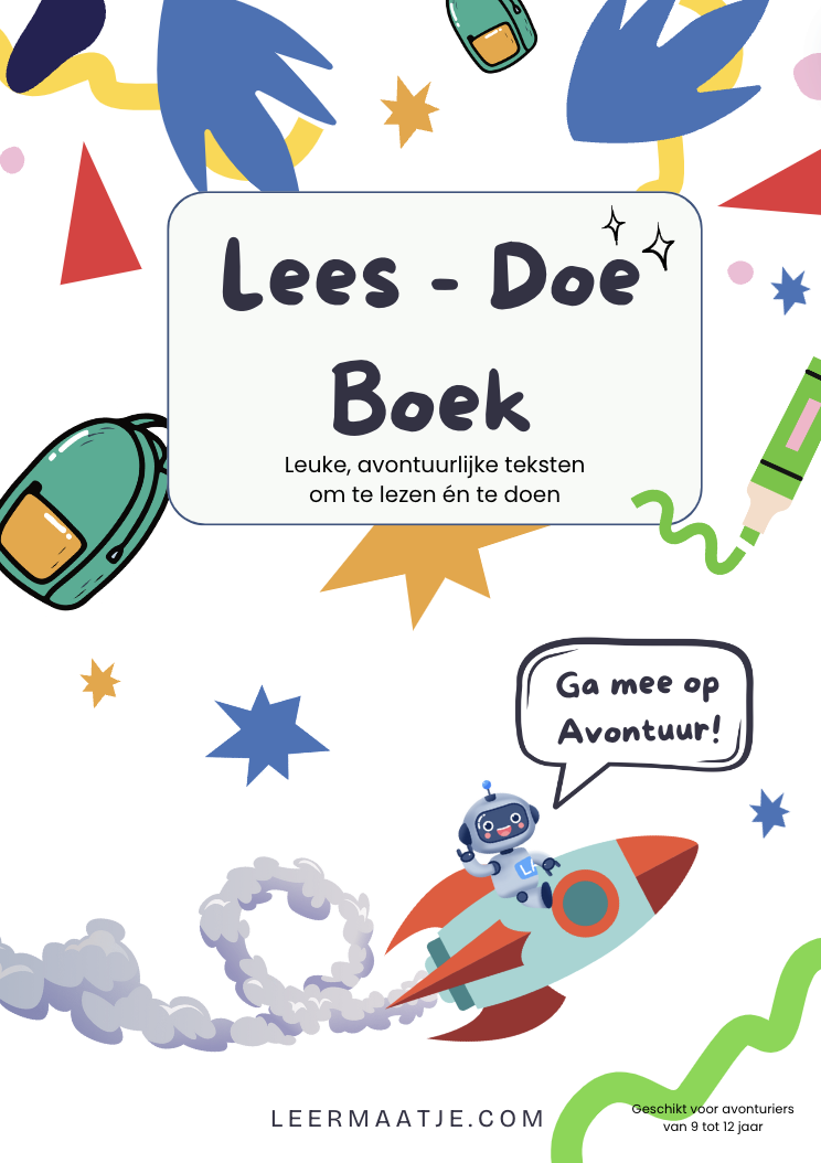 Voorkant Lees-Doe Boek Leermaatje 2024