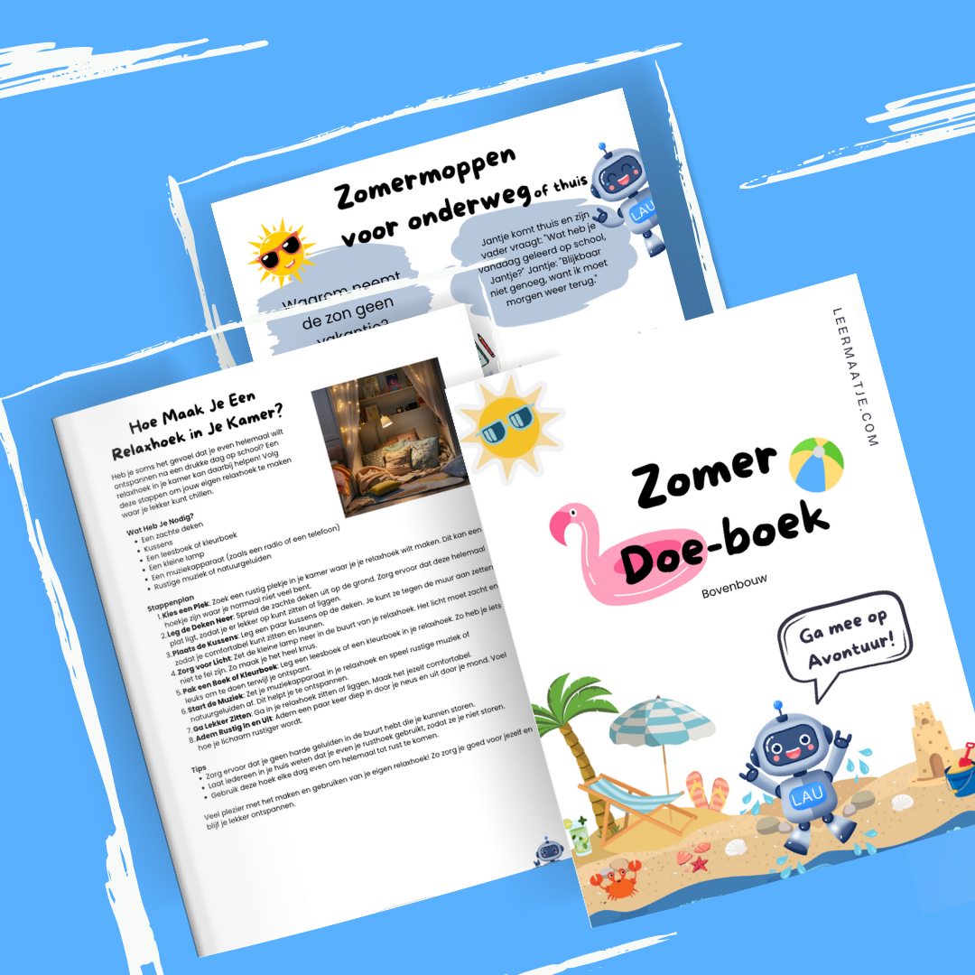 ZomerDoeBoek 2024-Leermaatje Lau